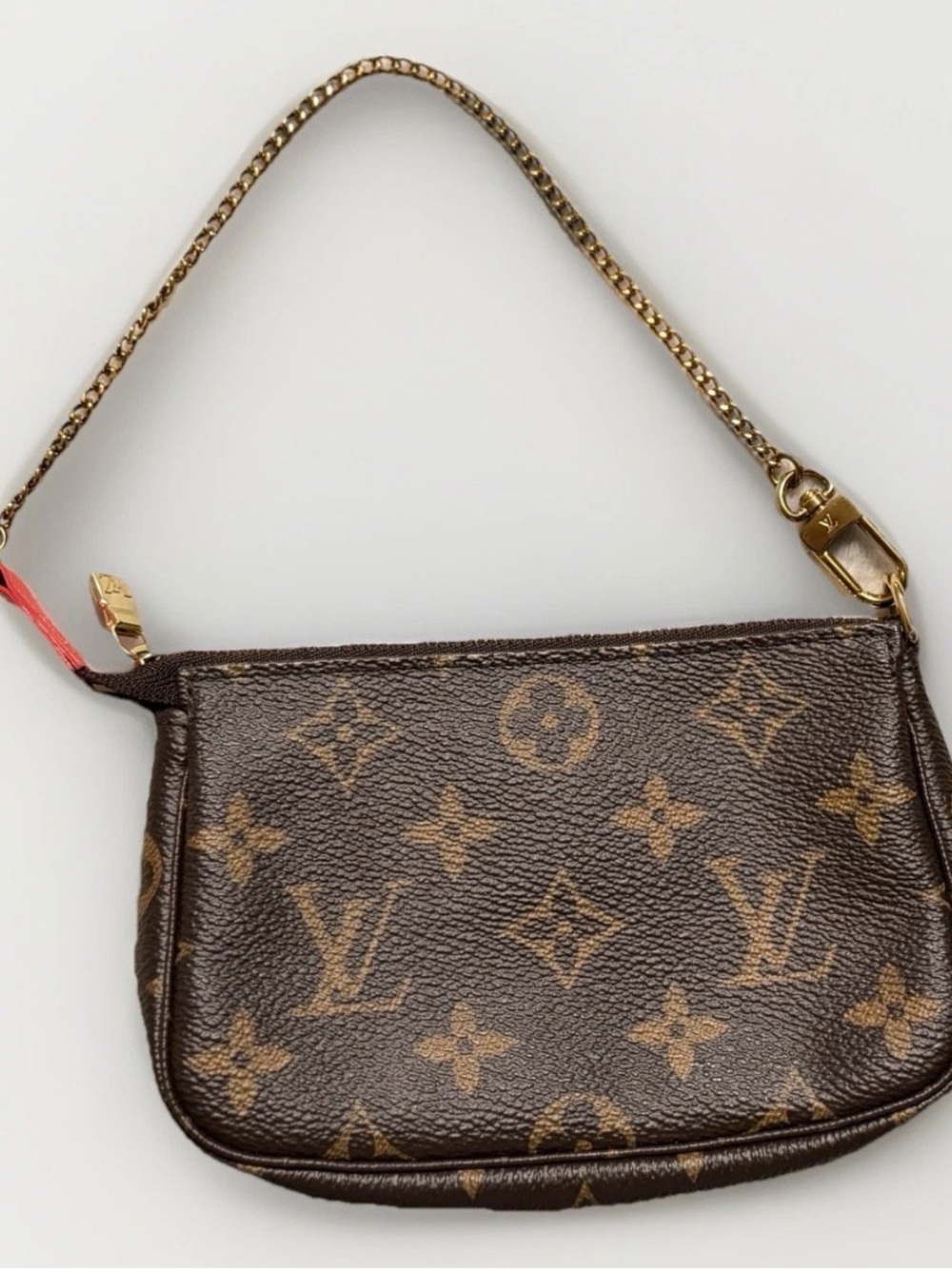 Louis Vuitton Brown Monogram Canvas Mini Pochette with Colorful Car Print - Picture 2 of 6